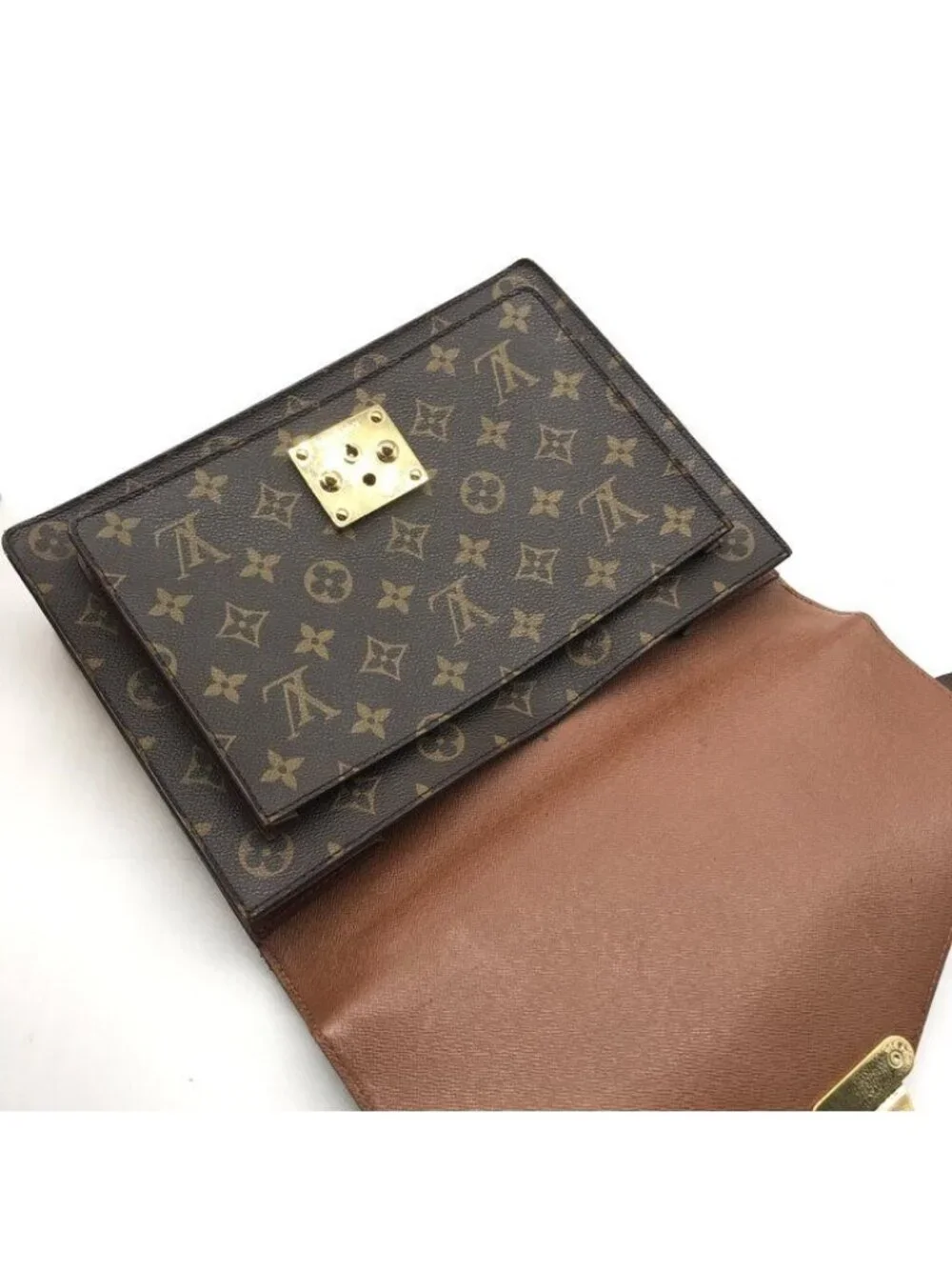 Louis Vuitton Monogram Monceau Business 2-Way Bag Leather